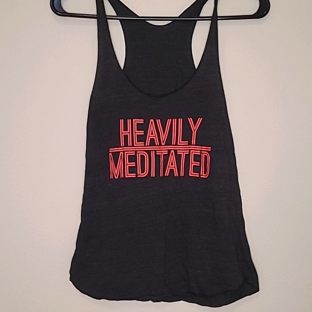 Meditation Yoga Tank Top Heavily Meditated Tank Size XS